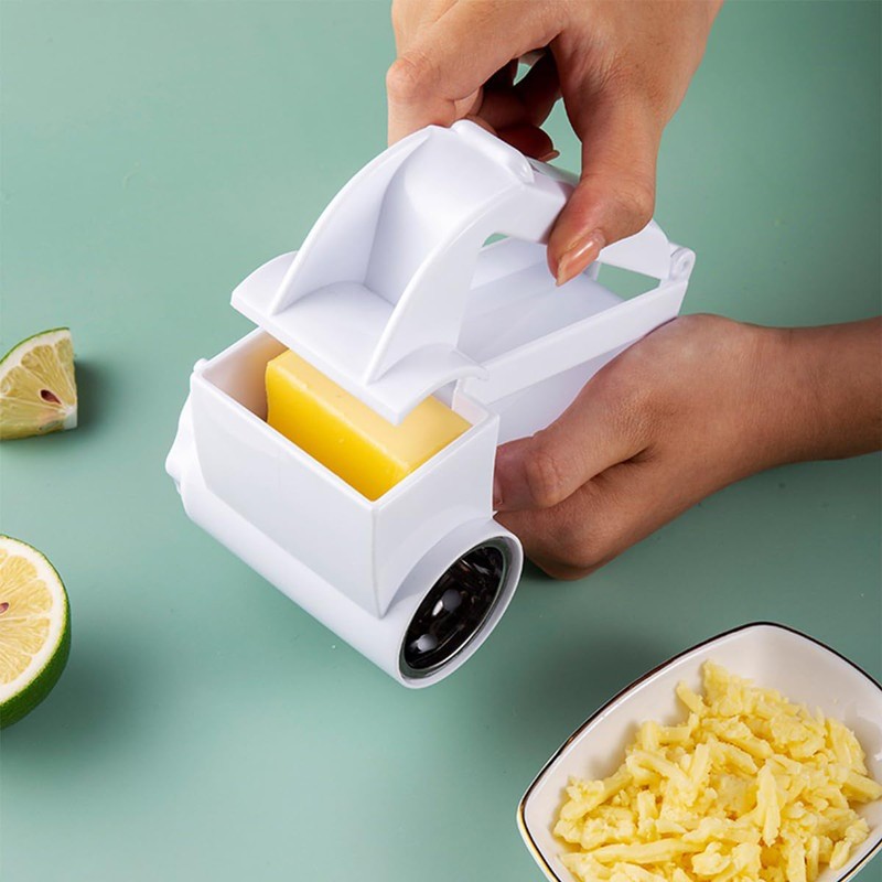 Tiardey 3 in 1 Kitchen Cheese Shredder Rotary Cheese Grater