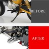 Monkey125 CNC Spiked Front Foot Pegs Compatible with Grom/MSX 125