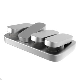 ppoqq Haptic Fidget Slider Metal Fidget Toys for Adults, EDC Fidget Release Anxiety Tension Stress Magnetic Fidget