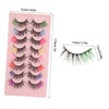 FOMIYES 4sets Natural Eyelash Extensions for Women Realistic False Lashes