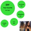 BALINGHAIR Pre Stretched Braiding Hair Extensions Ombre Black to Brown