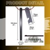 LAGERFEUER Hexa-Shaped Fire Starter, Hexagonal, Ferrocerium, Genuine Leather, Leather Cord,