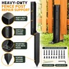 Fence Post Repair Kit for Reinforcing Fence Posts – Heavy-Duty