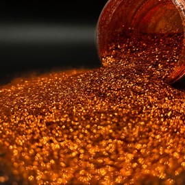 KOLOR KOALITION Automotive Metal Flake 4oz (24 Carrot Orange)