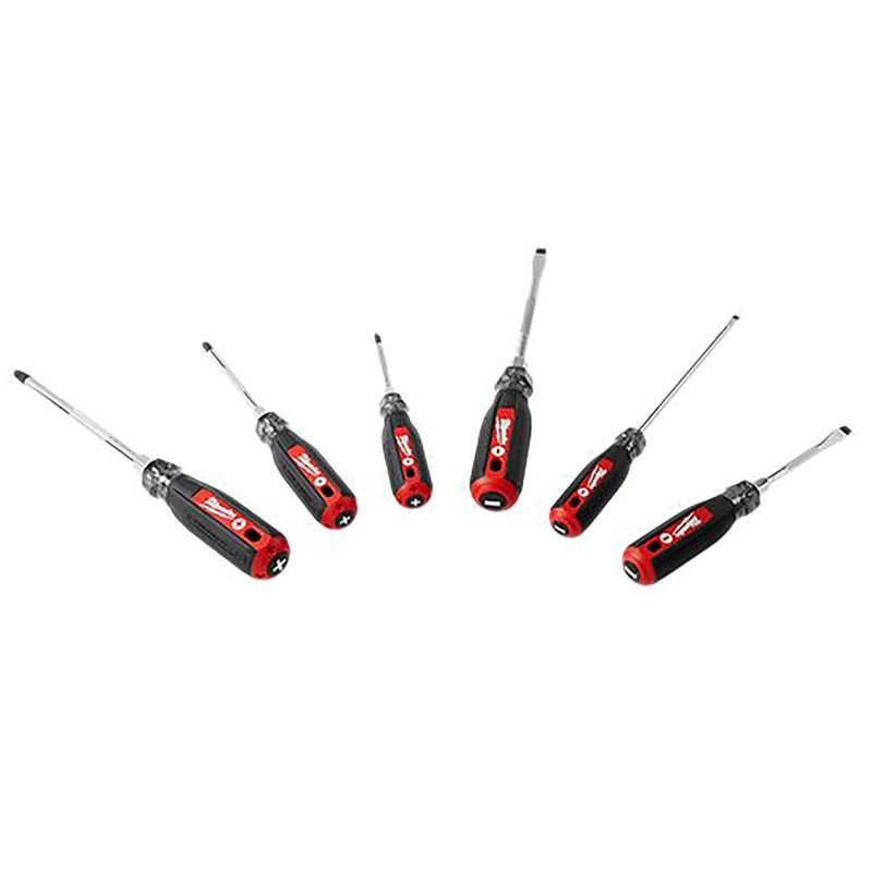 Milwaukee 6Pc Cushion Grip Screwdriver Kit