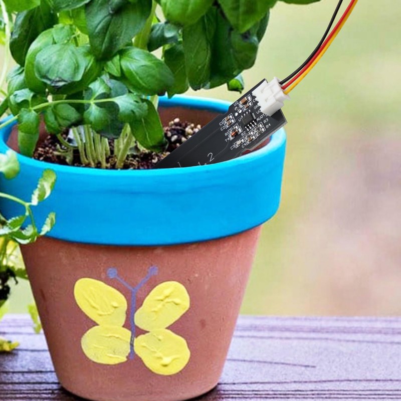 APKLVSR Soil Moisture Sensor, 5x Capacitive, Hygrometer Module, Arduino, Raspberry