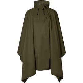 Seeland 2022 Unisex Taxus Rain Poncho - Pine Green