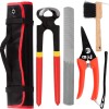 Unbranded 5Pcs Professional Farrier Tools Value Supplies Kit with Roll