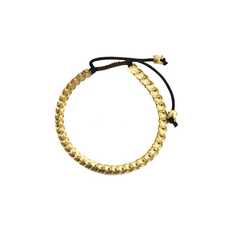 Men's Snake Bracelet Spine Bone Adjustable, 8" 9" 10"