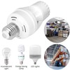 QWORK Motion Sensor Light Socket Adapter - 4 Pack E26/E27