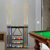 Pool Stick Holder, Wall Mount Pool Cue Rack ,Solid Wood