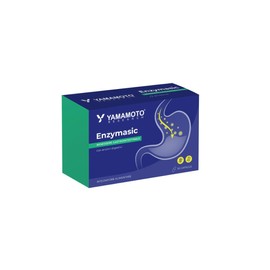 YAMAMOTO RESEARCH Enzymasic 30 Capsule, Integratore Alimentare di Enzimi Digestivi, Favorisce la Digestione e Supporta il Sistema Gastrointestinale