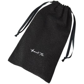 AppelToi 810008 Pouch, Mini Pouch, Penlight Case, Penlight Pouch, Penlight, Pen Lake, Pouch, Case, Storage, Sphere, Drawstring, Concert, Glitter, Presentation, Black
