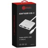 Select Sound Adaptador USB C a HDMI, 3 en 1