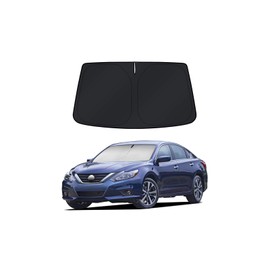Car Sun Shade for 2013-2018 Nissan Altima Accessories Windshield Sunshade Cover Front Window Shade Custom Fit Altima Sun Visor Protector Foldable Blocks UV Rays