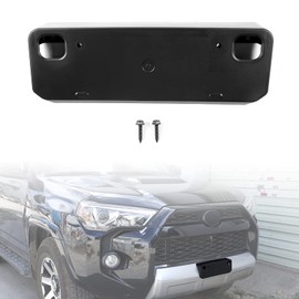 Voodonala for 4runner Front License Plate Mount Bracket Frame for Toyota 4runner 2010-2024+,Number Plate Holder Registration Plate Frame Exterior Accessories ABS Black