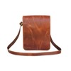 15" leather messenger bag laptop case office briefcase men computer