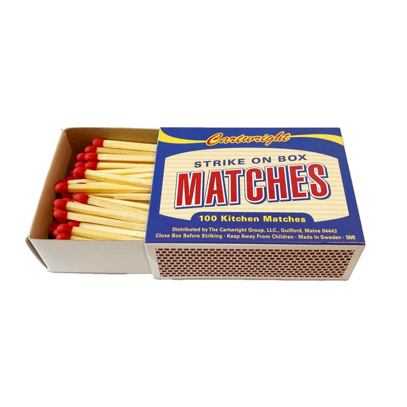 Generic Cartwright, Kitchen Matches, Strike on Box, Premium Quality, 3
