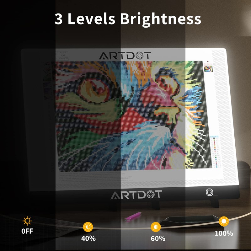 ARTDOT ARTDOT A3 LED Light Pad for Diamond Painting, USB