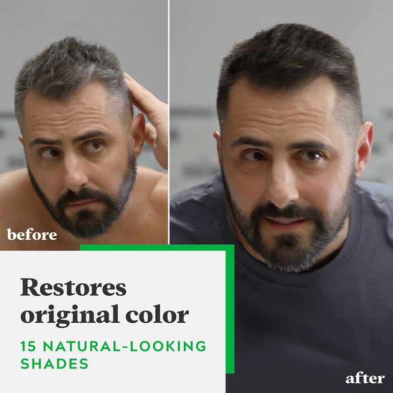 Just For Men Shampoo-In Color, Grey Hair Coloring for Men
