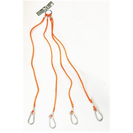 KUFA Sports Pot 4-Arm Harness for Crab Trap prawn Trap and Shrimp Pot (HAS-3: with Heavy Duty Metal Hooks)