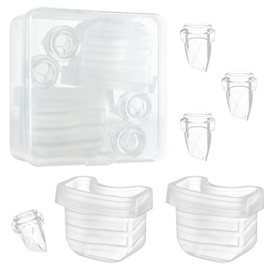 PDFans - Válvula de pico de pato, diafragma de silicona, 6 piezas, adecuada para MomMed/TSRETE S21/S18/S19, accesorios de repuesto para extractor de leche
