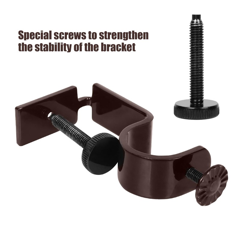 Outside Mounted Blinds Curtain Rod Bracket (Only Fit for 1.3-2