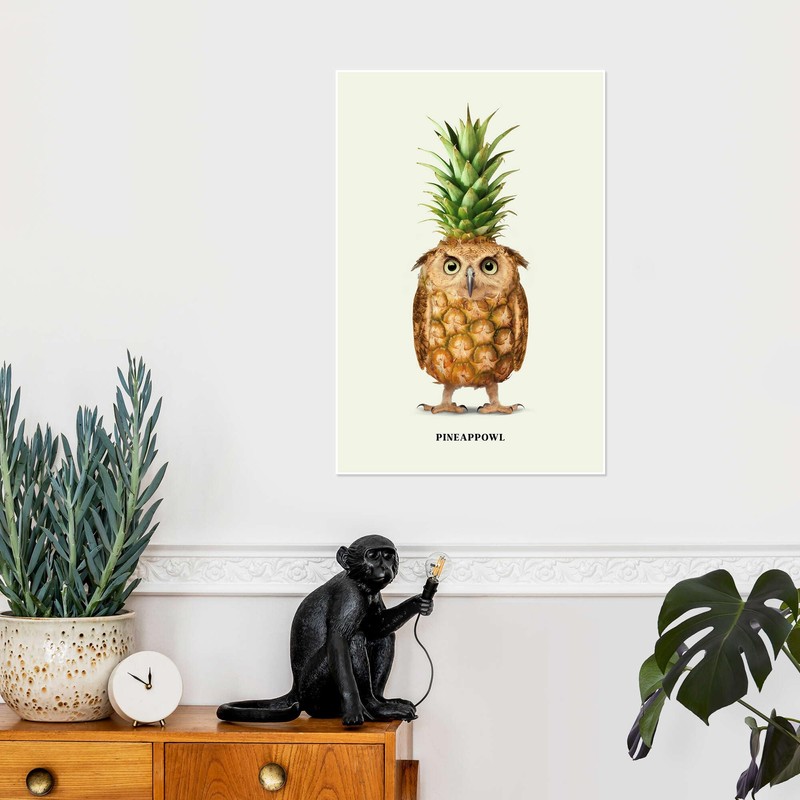Pineappowl Jonas Loose Poster 20 x 30 cm Green Wall