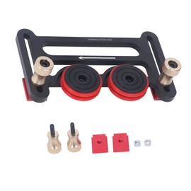 Double Wheel Bearing Roller with Sliding Blocks Table Saw Guide Roller, Table Saw Accessories, for Woodworking and Tablesaw Woodworking