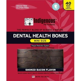 Indigenous Dental Health Bones — Smoked Bacon Flavor Mini 13oz