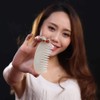 Leosense Jade Massage Comb, Hand Made Anti-Static Hair Beard Wide