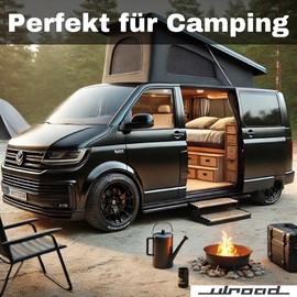 ULROAD Lashing Eyelets for Load Securing + Guide Bar Cover Rail Suitable for VW T5 T6 Multivan Transporter California Profile Rails Multiflexboard Seat Rail Profile Rail Accessories Interior