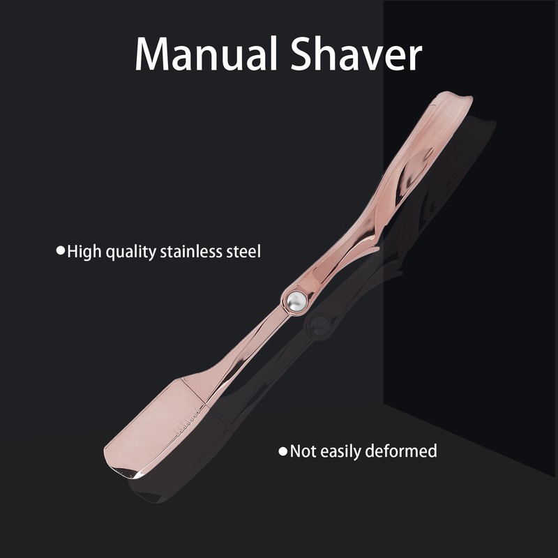 Professional Foldable Straight Edge Razor Barber Men's Shaving Razor Plating