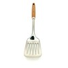 TIJAR® Spatula Slotted Turner, Stainless Steel with Nylon Wood Effect