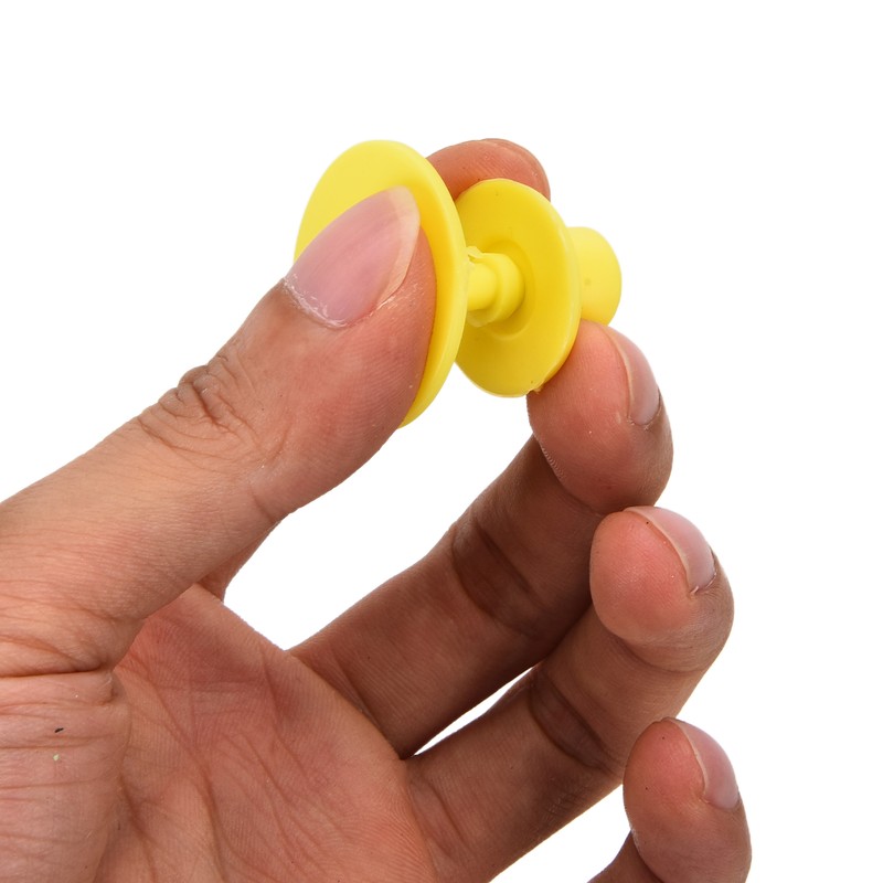 100PCS Animal Round Ear Tags Easy to Distinguish and Use