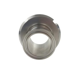 DIN11851 Weldling Liner and Round Nut to 1.5" Tri Clamp Adapter SS316L Stainless Steel (DN40)