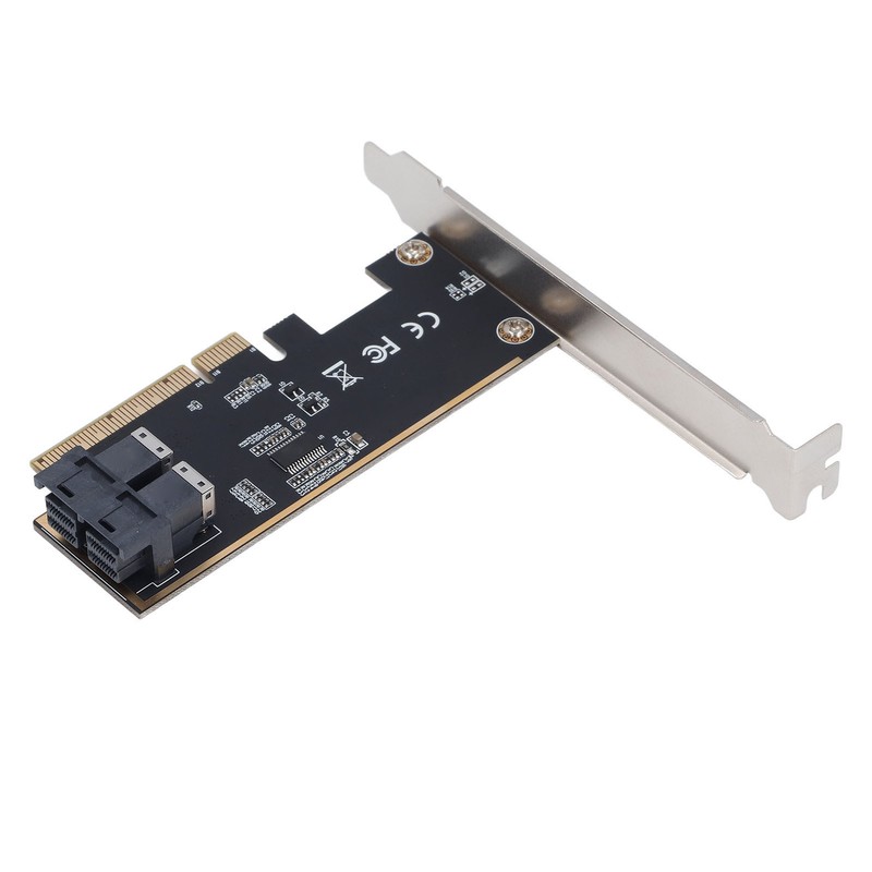PCIe3.0 X8 to U.2 Adapter Card 64Gbps High Speed PCI