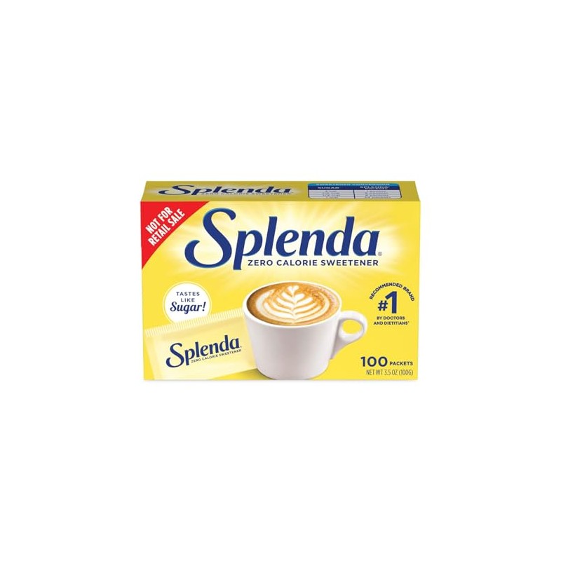 Splenda No Calorie Sweetener Packets, 100 per Carton (200022)