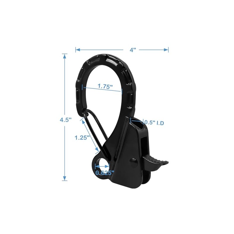 Heavy-Duty Stainless Steel Quick Release Boat Fender Clips