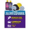 Wizards Buffing Kits DA Mini Polisher Scratch and Swirl Remover Tool Set - 9 Piece Car Buffers and Polishers Kit