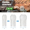 Evponk 8 Pcs Gutter Downspout Guards, 3.5 Inch Expandable Aluminum