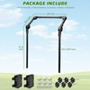 Gifeerory Universal Folding Wagon Push Handle Attachment for Camping Wagons/Strollers/Beach