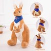 NTEVXZ Kangaroo Plush Toys, Stuffed Toy Kangaroo, Mother and Child