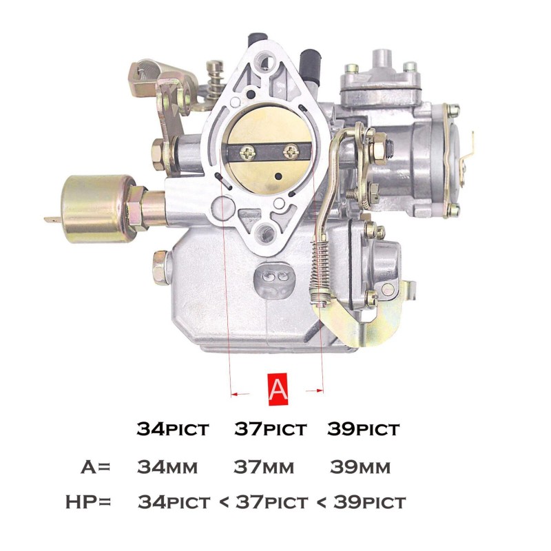 THUNDERMINGO for VW Bug Beetles Dual Port 34 PICT-3 Carburetor