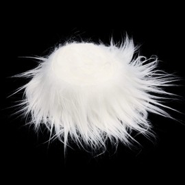 AOVNA 1.5m Christmas Faux Fur Ribbon Trim Artificial Fur Fabric Roll, 50mm Wide