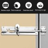 4pcs Gate Bolt, Gate Locks for Wooden Gates, Combination Bolt