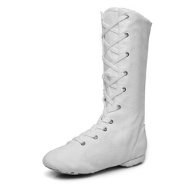 MSMAX Adult Dance Boot Lace up Ballet Jazz Sneakers