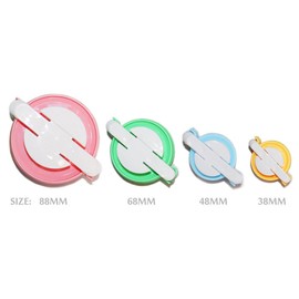 TaleeMall 4 Sizes (small to large) of Pom Pom Maker Set for DIY Pompom Kit Fluff Ball Weaver Maker