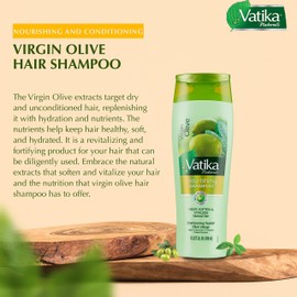 Dabur Vatika Naturals Shampoo and Conditioner Set (Olive) - 400 + 400ml
