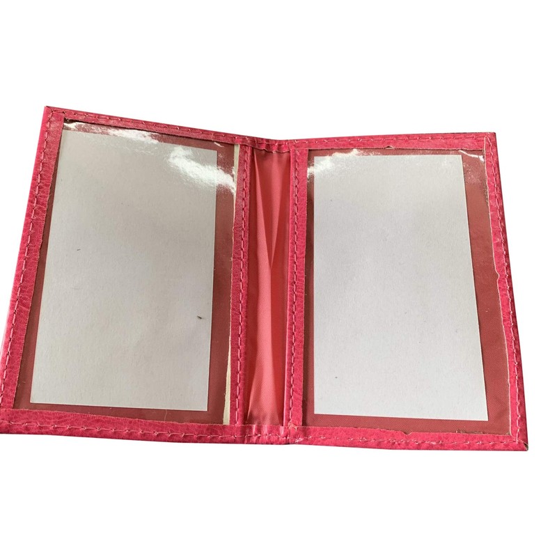 Lorenz Leather Effect Grained PU Travel Id Pass Card Holder